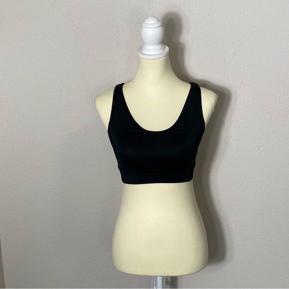JoyLab Black Sports Bra W/Contrasting White Back Strap Women's Size XS - Picture 12 of 12